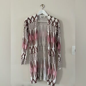 Nordstrom 100% wool Patterned Cardigan